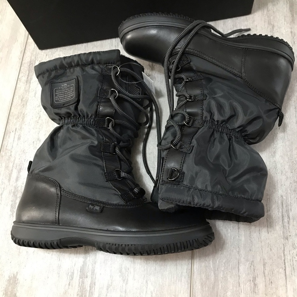 NWB Coach SAGE Winter Boots Sz 6.5 - Picture 4 of 8